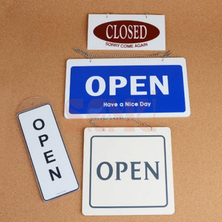OPEN/CLOSED 오픈클로즈 양면 사인걸이 양면걸이 표시판