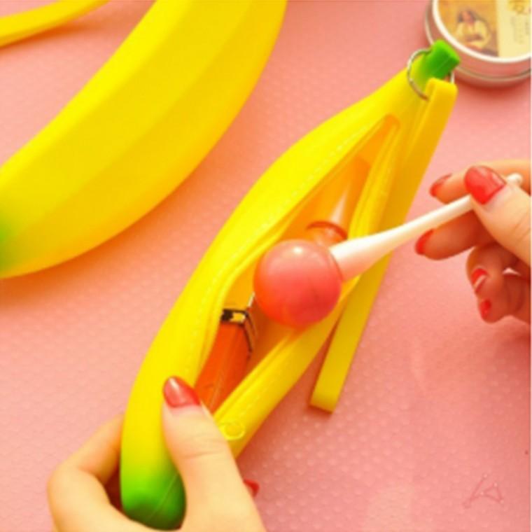 바나나필통 귀여운필통 특이한필통