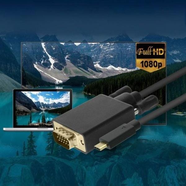 USB 3.1 컨버터 TypeC M VGA M 컨버터 케이블 3m