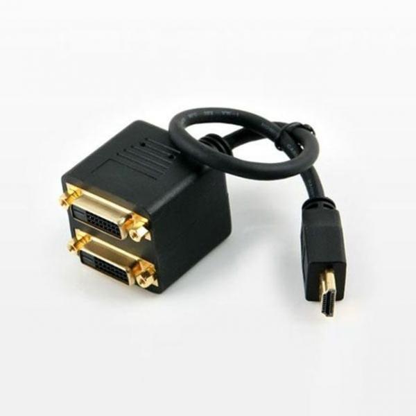 HDMI 선택 분배기 케이블 M DVI F 변환 분배기 선택기