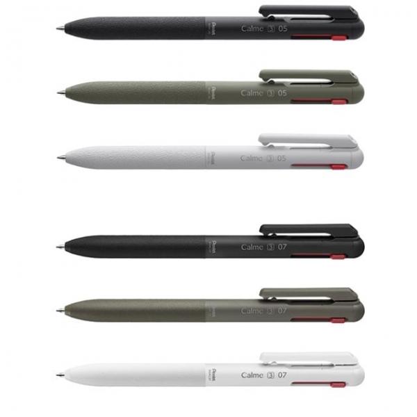 펜텔 카르므 3색 볼펜 0.5mm 0.7mm 이니셜각인 레이저각인