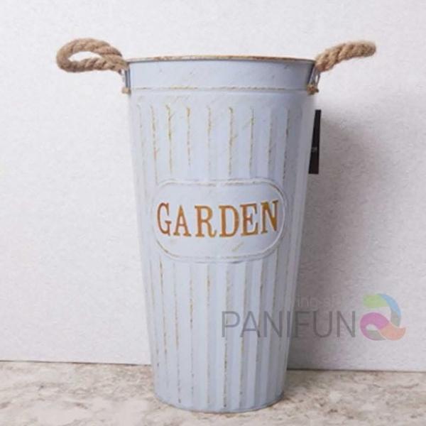 35cm 철제화분 가든소품 테라스화분 철재화분 거실화분 철화분