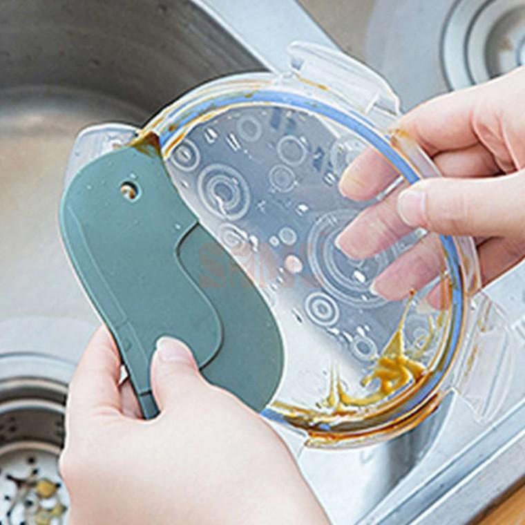 실리콘 핸디 스크래퍼 스텐통 오염물질제거