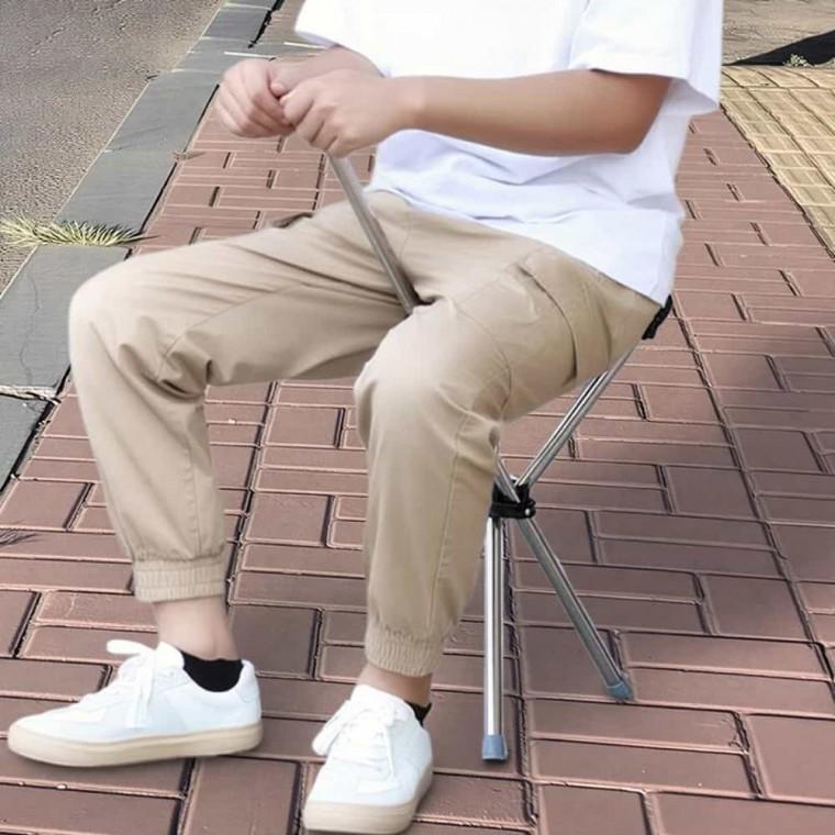 지팡이의자 삼발이지팡이 어르신지팡이의자