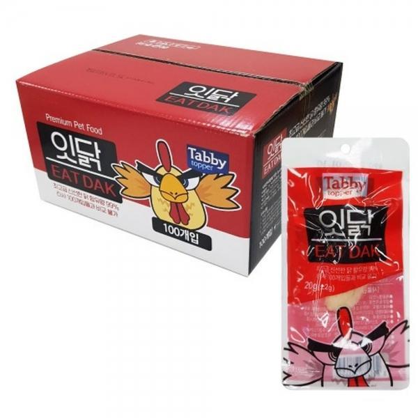 테비 애견간식 테비 잇닭 닭가슴살 20g x 100개