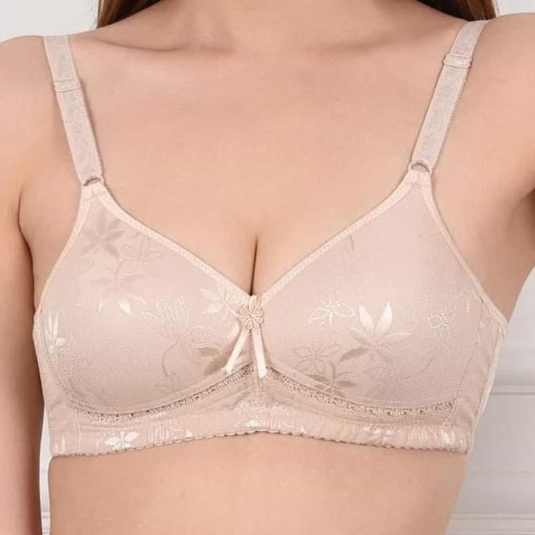 B컵 브라 마론색상 50대여성속옷 40대여성속옷 몰드브라