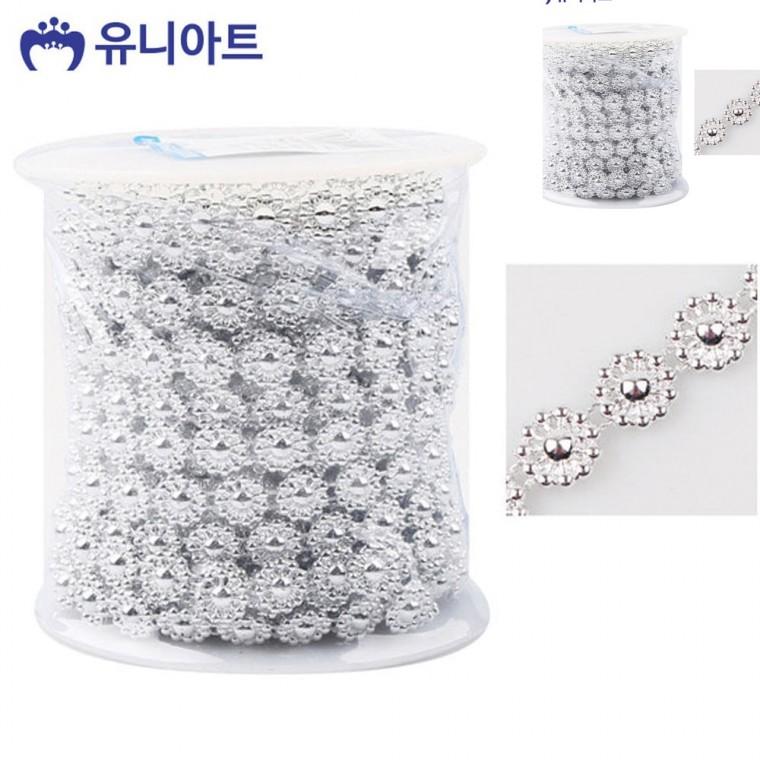 롤체인줄 은색 체인비즈 비즈공예 비즈줄