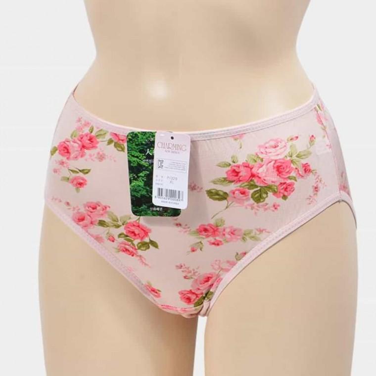 플라워패턴 맥시 팬티 여성여름팬티 여자모달팬티 통풍팬티
