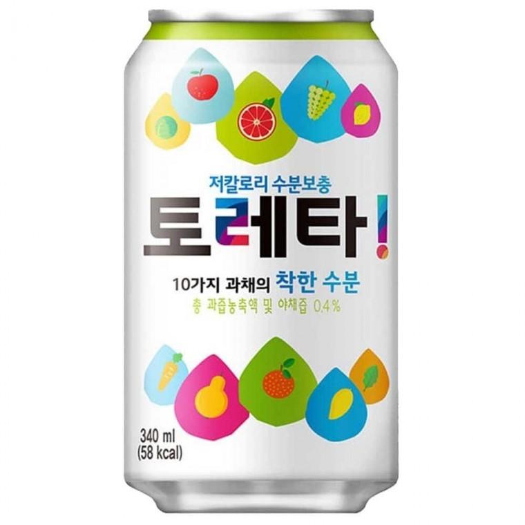 [묶음/박스] 토레타 340ml 24캔 이온음료 수분보충 과채 주스 업소용