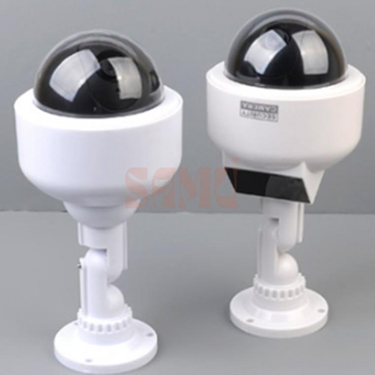 기둥형 원형 가짜CCTV 모형카메라 모형감시카메라 실외cctv