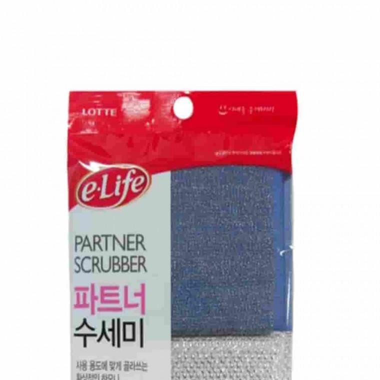 파트너수세미 2p 스테인레스수세미 물때제거수세미 싱크대수세미 다목적수세미