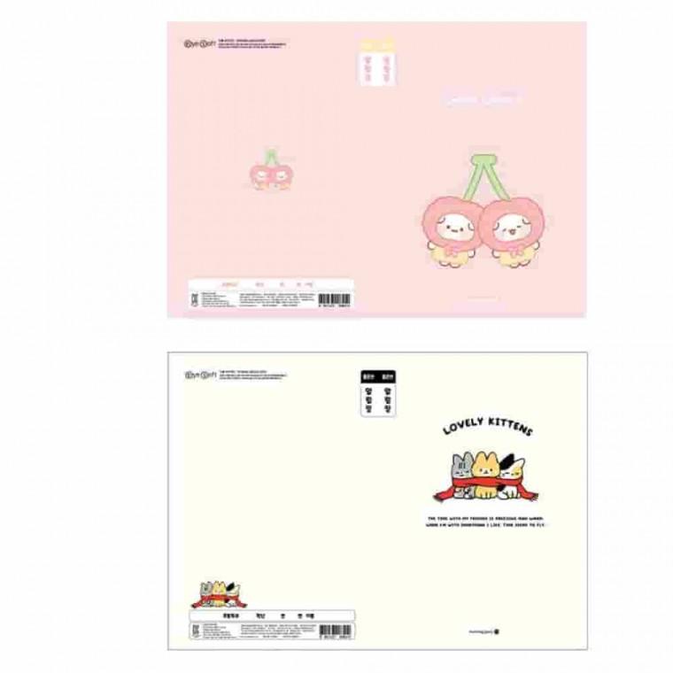 초등 알림장 좁은칸 여 초등알림장 학습노트 디자인노트 캐릭터노트