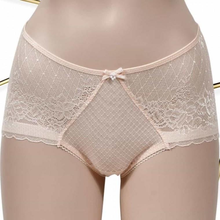 레이스 패턴 여성 미디팬티 여성속옷 여성언더웨어 꽃무늬팬티