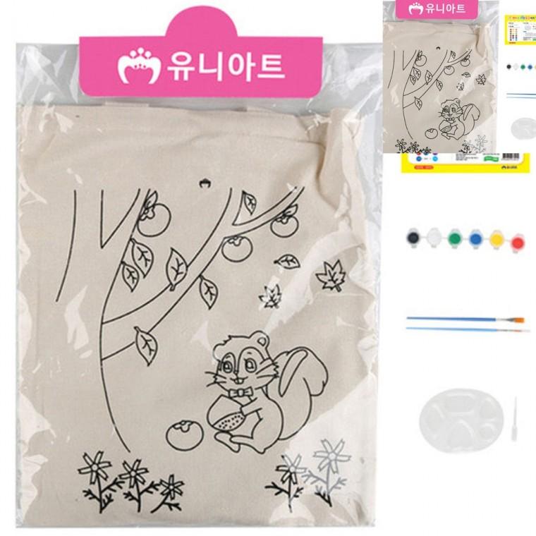 천 캔버스가방 물감세트 낙엽 에코가방만들기 캔버스가방꾸미기 가방만들기키트