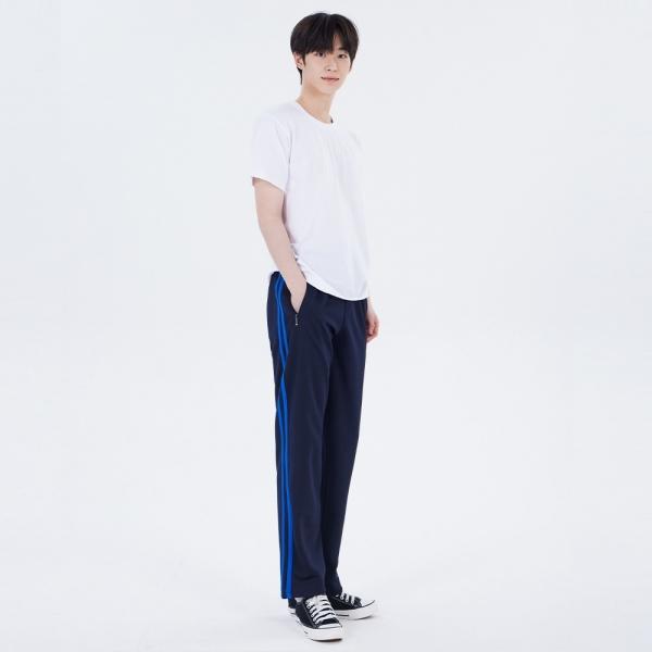 국내생산 두줄 네이비 블루라인 츄리닝 교복몰.