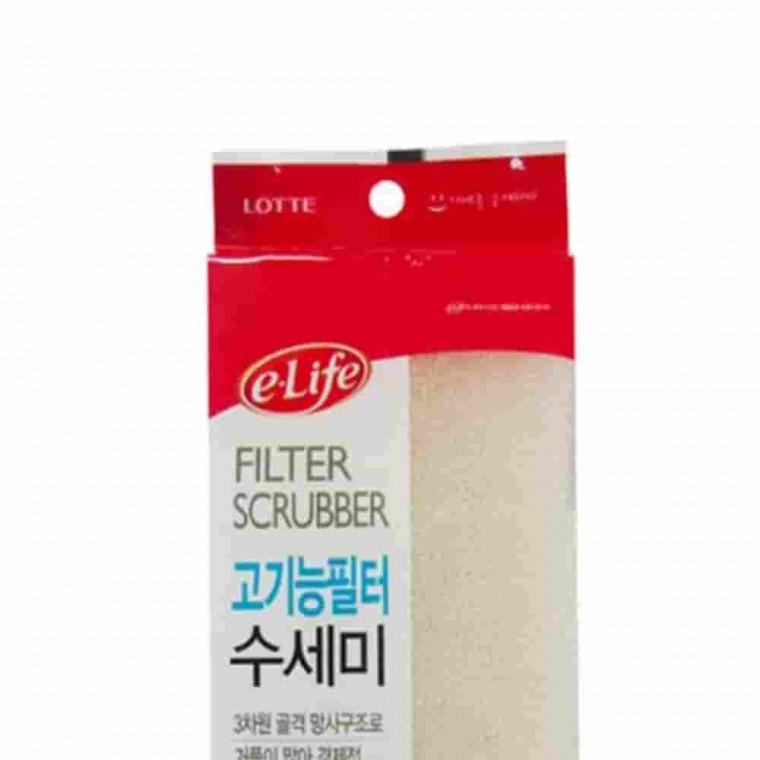고기능필터수세미 3개 찌든때청소 후라이팬닦기 거품수세미 설거지수세미