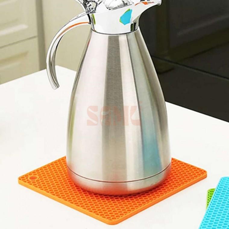다용도 실리콘 냄비받침대 정사각 (18cm) 돌솥받침 그릇받침