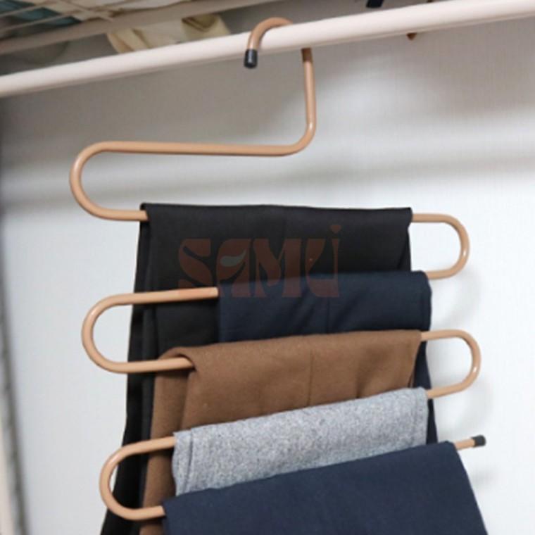 5단 바지걸이 1P 팬츠행거 정장바지걸이