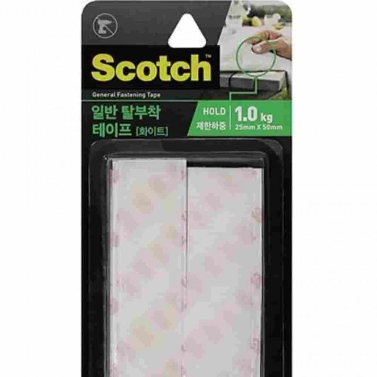 탈부착 테이프 2쌍 화이트 매트고정 패브릭테이프 카페트밀림방지 인테리어테이프