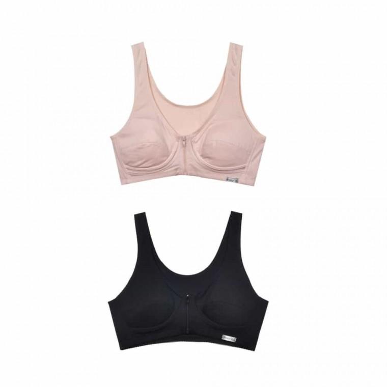 앞 지퍼 브라 여자속옷 런닝브라 일체형브라런닝