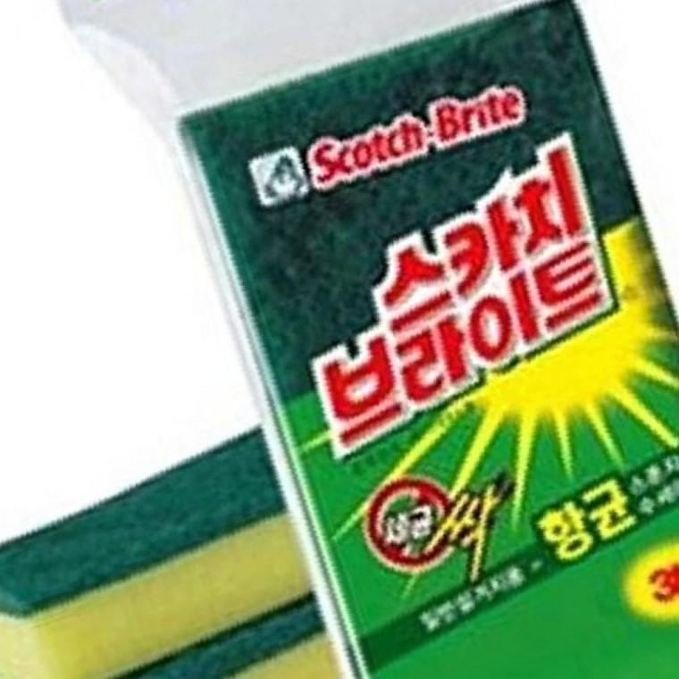 3M 스카치 브라이트 SL86 스펀지 수세미 소 1p 수세미 부억수세미 가정용수세미 주방수세미 다목적수세미