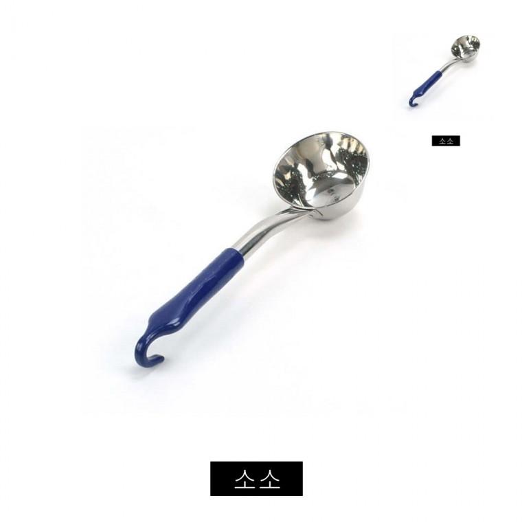 스텐 통샥구 국자 미니핸들 소소 200cc 멀티볼 급식국자 중식국자