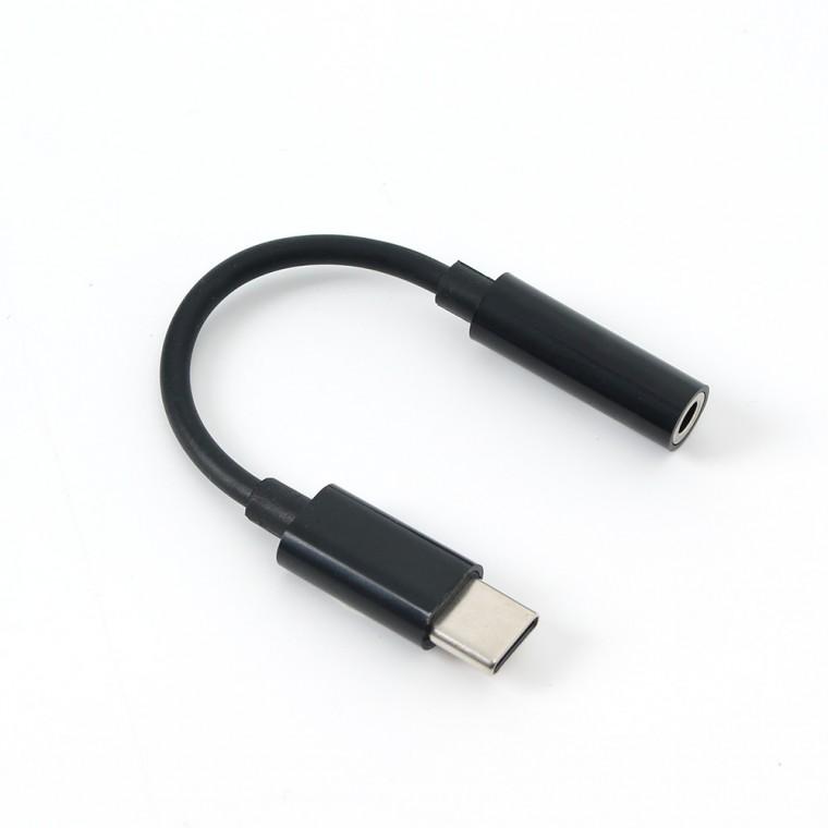 USB C type to 3.5mm 이어폰 변환 젠더(블랙)