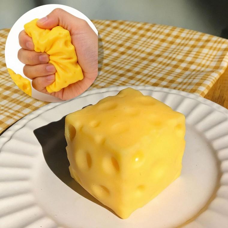 왕 치즈 빵 말랑이 빅 치즈 슬랑이 스트레스 볼 말랑이 수제 스퀴시 대왕 치즈 말랑이 장난감