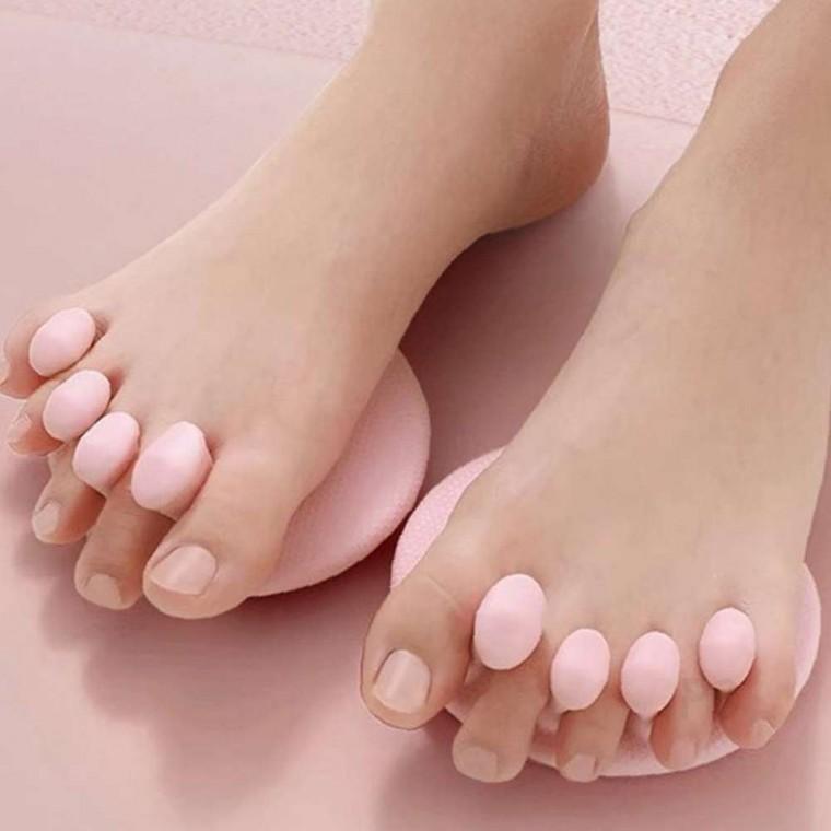 발바닥 아치 교정기 핑크 발가락근력운동기구 발가락벌리개 발가락운동기 발건강기 발가락실리콘