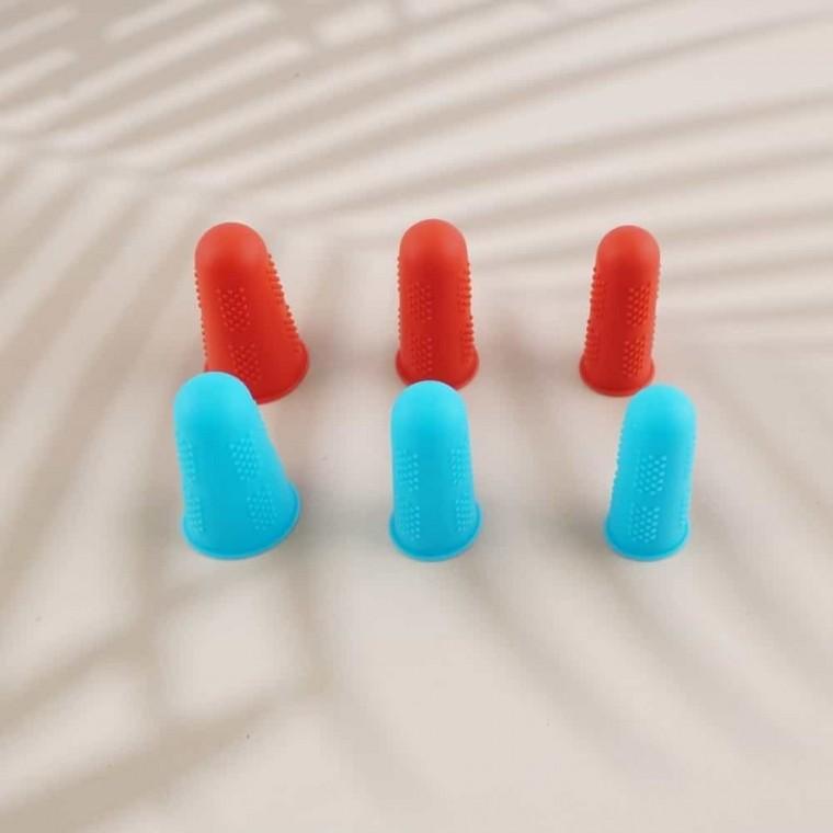 손가락장갑 미끄럼방지장갑 작업용골무 손가락 골무 3p