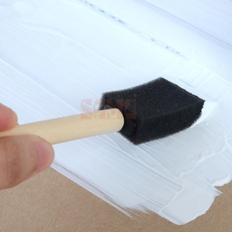 스폰지 붓 2.5cm 미술교구 페인팅도구