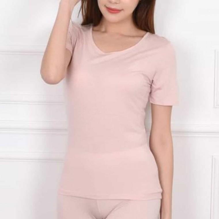 라운드 여 반팔런닝 여성런닝 여자반팔런닝 여성순면런닝