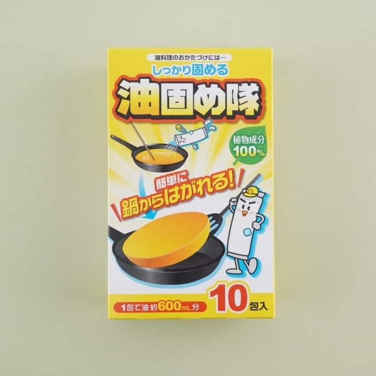 기름굳히기 폐오일처리 식용유버리는방법 코튼라보 기름응고제 10p