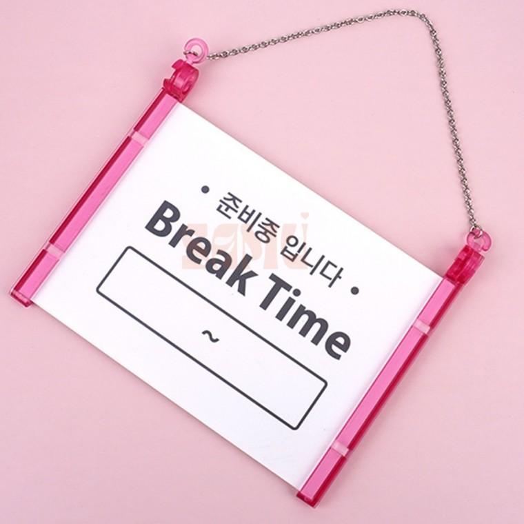 걸이형 브레이크타임 준비중입니다 표지판 매장표시판 식당용