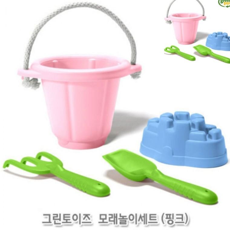 유아모래놀이 유아감각교구 유아놀이교구 아기놀이완구 아동모래놀이 모래놀이세트 핑크