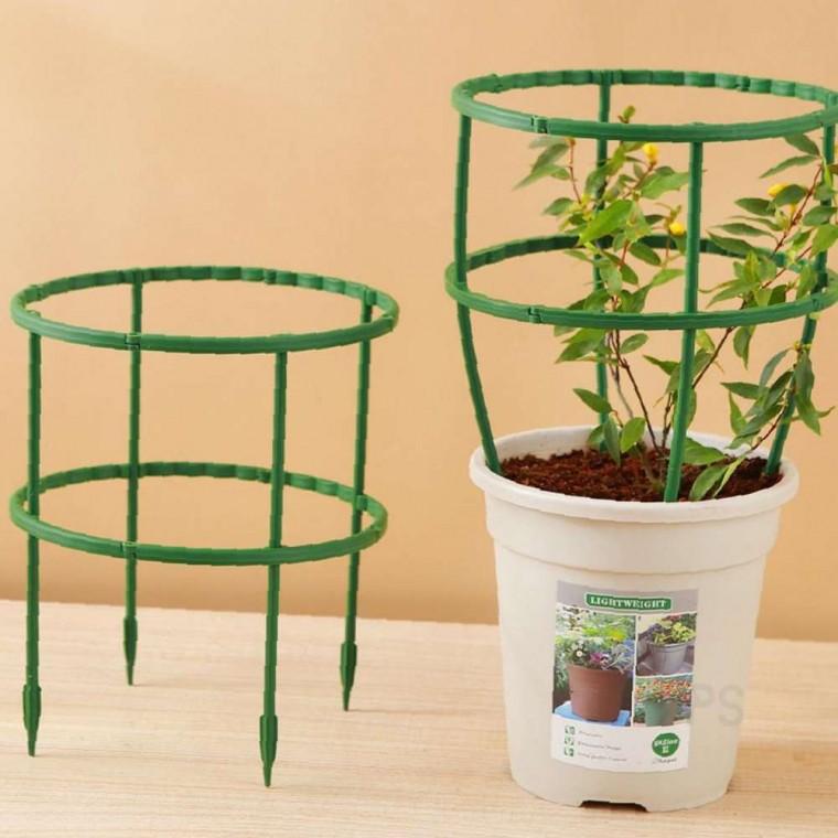식물지지대 25cm 4P 식물브래킷 화분원형지주대 화분꽃나무지지대 화분식물지지대원형 화분넝쿨식물지지대