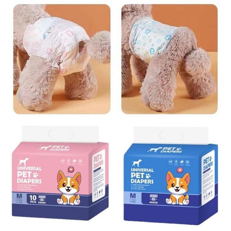 강아지 암컷 작업용 기저귀 수컷 매너벨트 생리대 애견 중형M