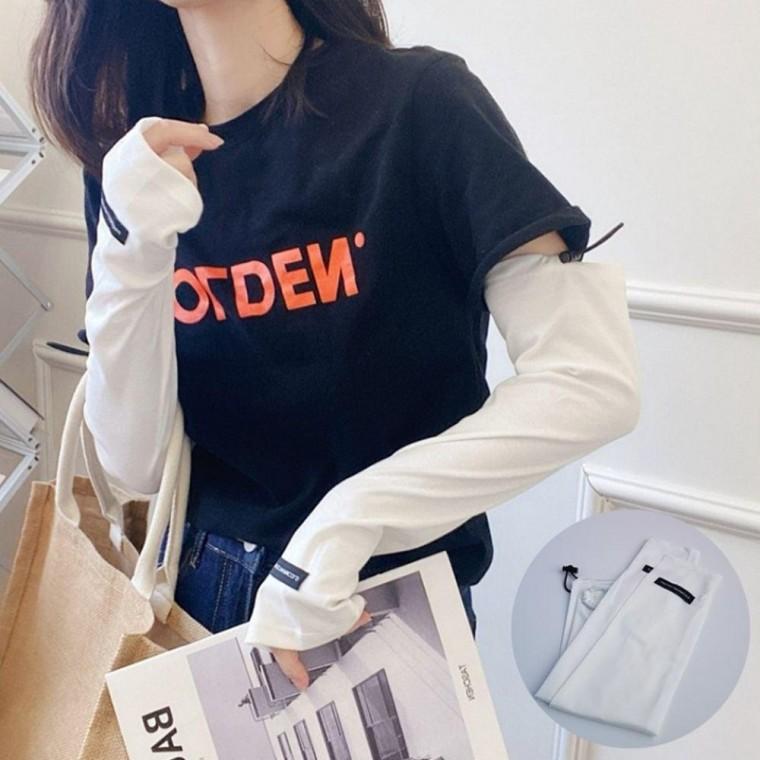 EA 핏픽 끈조절 팔토시 운전 여행 운동 사무 자외선차단 화이트