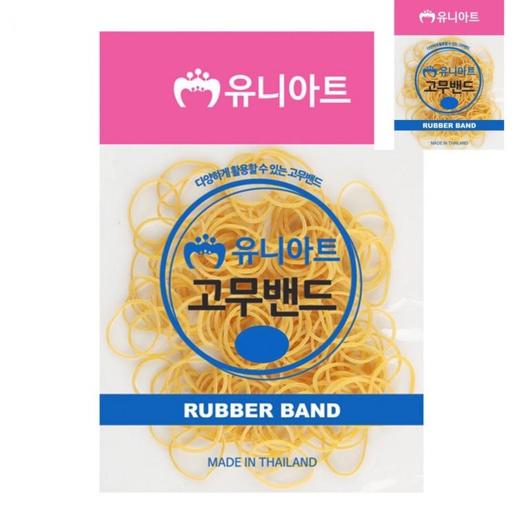 노랑 고무줄 4cm 애기고무줄 칼라고무줄 여아머리끈