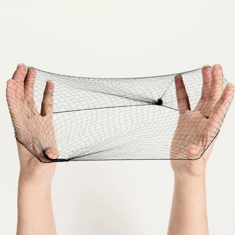 올림머리 머리망 간편한 20p 헤어망 승무원 간호사 50-55cm