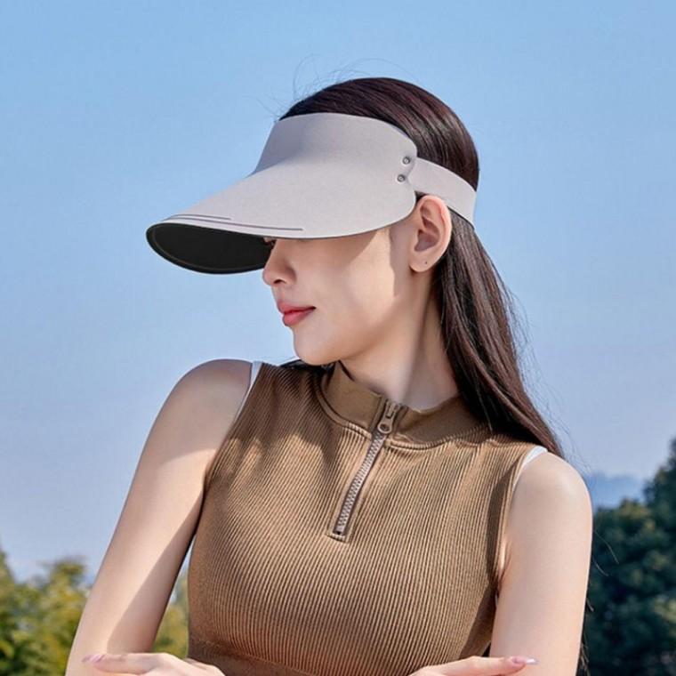 EA 딥그레이 핏픽 초경량 와이드 썬캡 햇빛가리개 모자 골프 등산