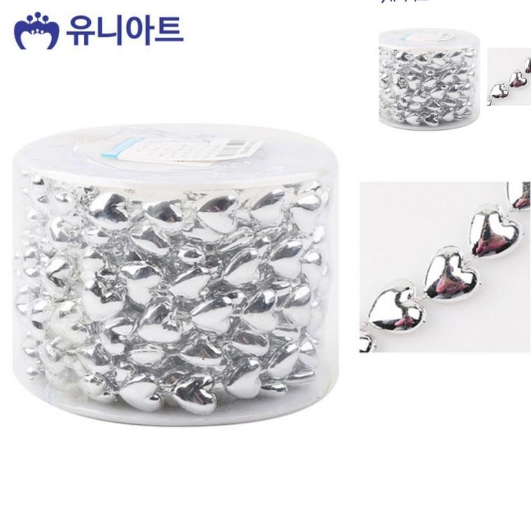 롤체인줄 은색 비즈공예 롤비즈줄 비즈공예비즈