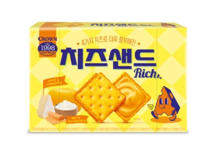 크라운 치즈샌드 180g