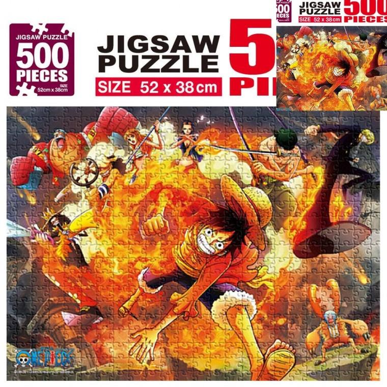 원피스 직소퍼즐 500pcs 불굴의 투지 그림퍼즐 보드게임 퍼즐놀이
