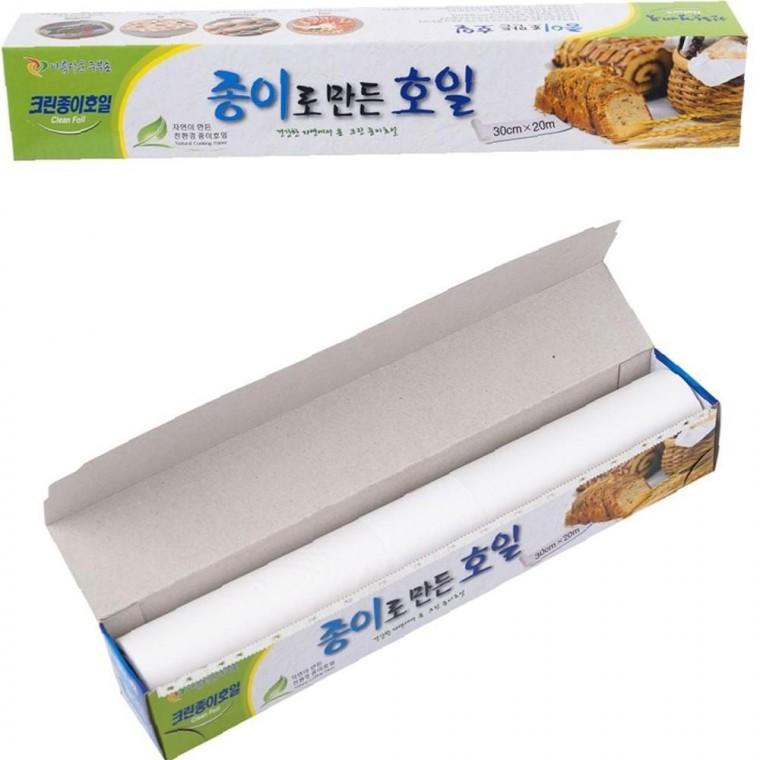 종이로 만든 넉넉한 쿠킹 종이 호일 30cm x 20M