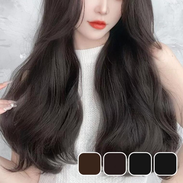 웨이브붙임머리 여자롱가발 똑딱이가발 붙임머리가발