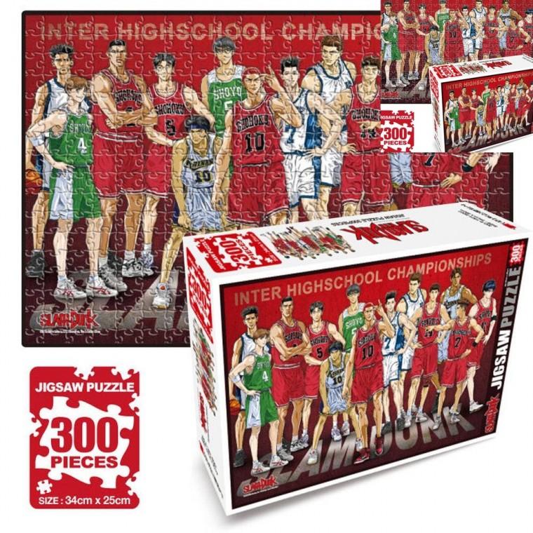 슬램덩크 직소퍼즐 300pcs 인터 하이스쿨 챔피언십 직쏘퍼즐 성인퍼즐 테이블게임