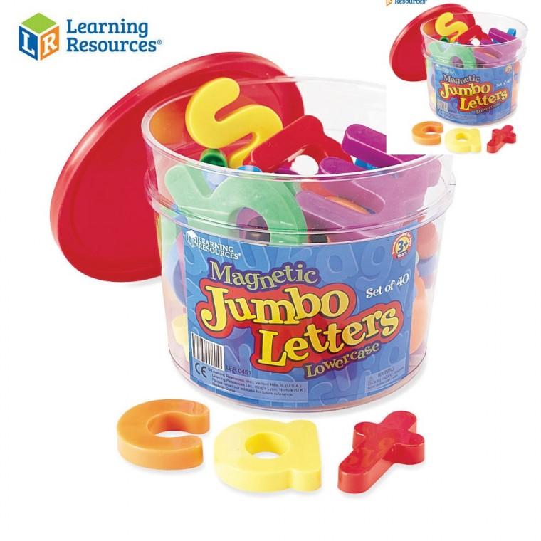 점보 자석 소문자 알파벳 40pcs 아기학습완구 놀이학습교구 유아감각완구