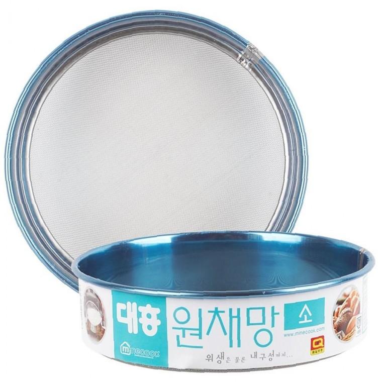 국산 스텐304 깔끔한 조리 베이킹 원형 채망 - 소 19cm