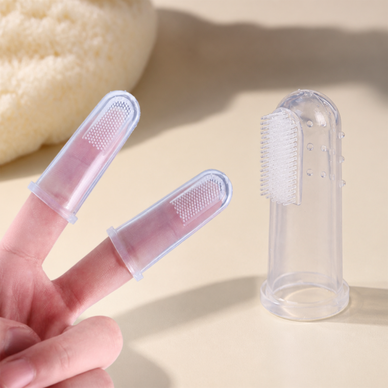강아지 손가락 실리콘 칫솔 반려동물 양치 치아 관리용품 1개입